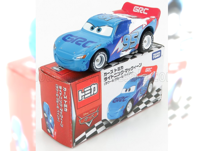 WALT DISNEY Pixar Cars - Lightning Mcqueen Raoul Caroul Paint, Blue Red