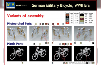 Сборная модель Немецкий военный велосипед, период Второй мировой войны