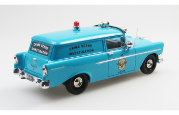 CHEVROLET 150 panel van police (1956), blue