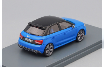 AUDI S1 Sportback 5-dr (2014), blue / black