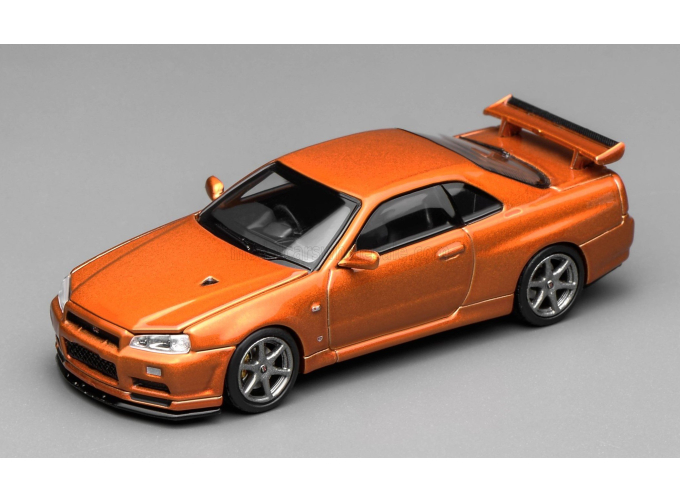 NISSAN Skyline GT-R (R34) V-SPEC II Coupe (1999), orange