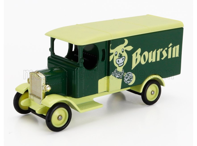 MORRIS Van Truck Boursin 1931 (cm 9.1), Green Light Yellow