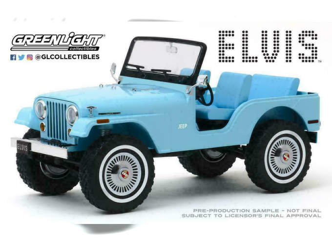 JEEP CJ-5 4х4 Elvis Presley 1954 Sierra Blue