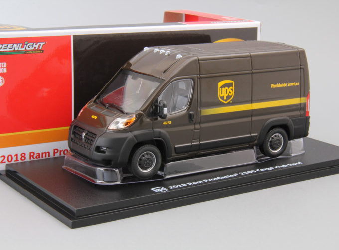 RAM ProMaster 2500 Cargo High Roof "UPS Worldwide Services" 2018