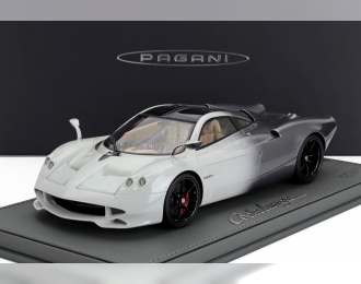 PAGANI Huayra Codalunga (2022) - Con Vetrina - With Showcase, Bianco Malta Grigio Silverstone - White Grey