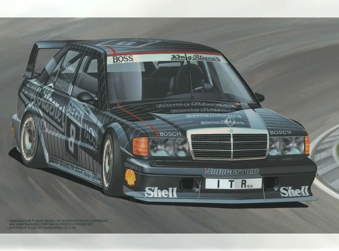 Сборная модель MERCEDES-BENZ 190E 2.5-16 Evolution II BOSS