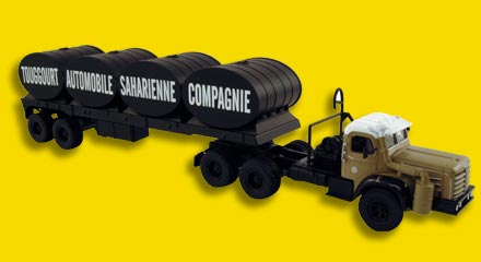 BERLIET TBO 15 6X4 Turbo Mission Alger-Edjeleh 1957, braun