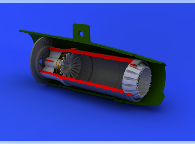 Набор дополнений MiG-21PF/PFM exhaust nozzle