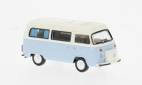 VOLKSWAGEN T2b Campingbus (1972), light blue/white