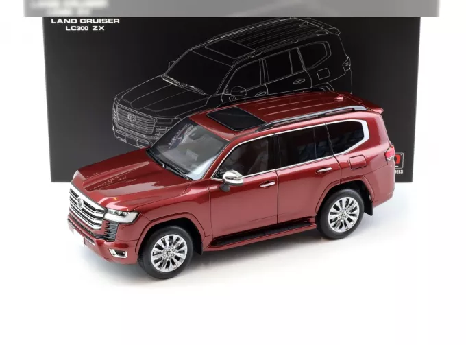 TOYOTA Land Cruiser 300-zx (2024), red