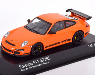 PORSCHE 911 997 Gt3 Rs Coupe (2006), Orange Black