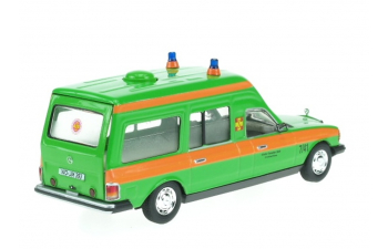 MERCEDES-BENZ W123 300 D Ambulancia Deco, green