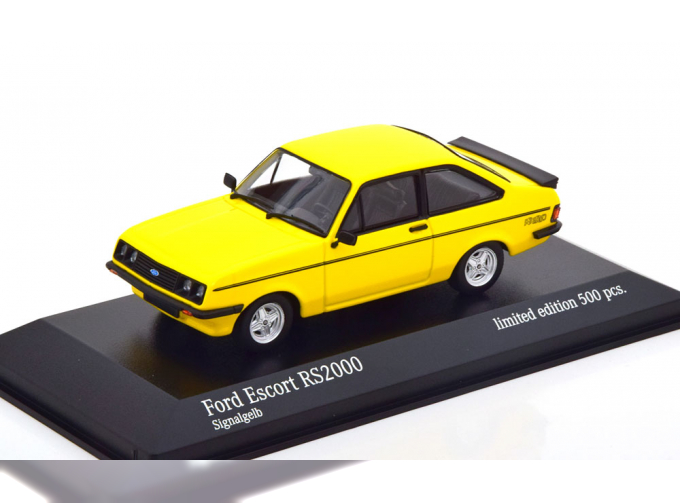 FORD Escort RS 2000 (1976), yellow black