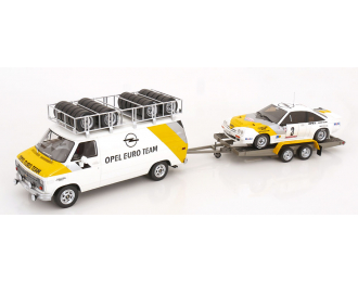 CHEVROLET G30 Van с прицепом + OPEL TDC Manta Gr B Rally Frequelin/Tilber (1984)