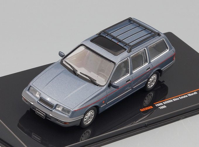 FORD Sierra Turnier Ghia (1988), metallic silver