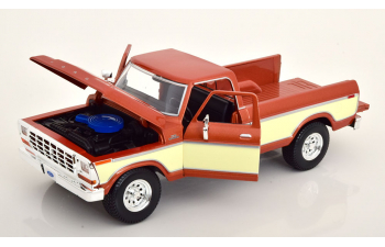 FORD F150 Pick Up (1979), brown metallic creme