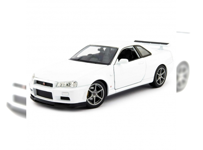 NISSAN GT-R R34, white