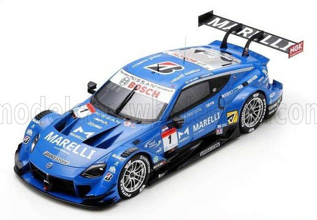NISSAN Type Z Team Marelli Impul №1 Gt500 Class Super Gt (2023) Kazuki Hiramine - Bertrand Baguette, Blue