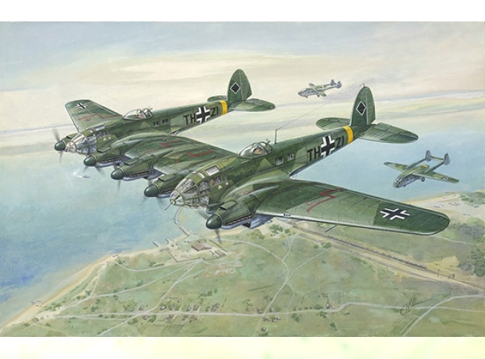 Сборная модель Самолет Heinkel He111Z-1 Zwilling