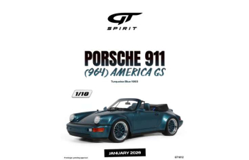 PORSCHE 911 (964) America GS *Resin serie* (1993), turquoise blue