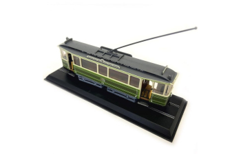 Трамваи Zeppellinwagen (Нюрнберг, Германия 1909), зеленый/белый