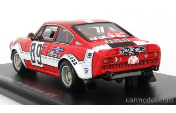 SKODA 200rs №89 (night Version) Winner Rally Sumava (1975) J.sedivy - J.janecek, Red White