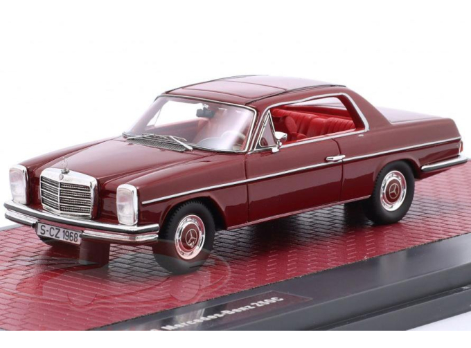 MERCEDES-BENZ 250 C (W114) /8 (1968), dark red