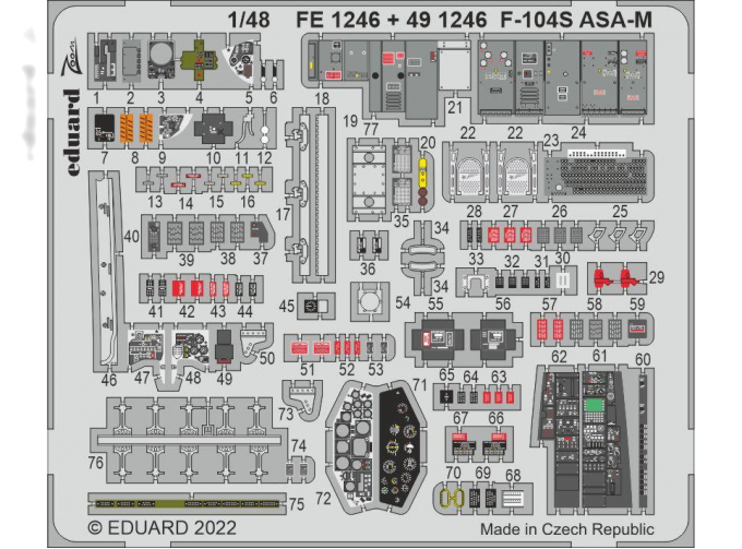 Фототравление F-104S ASA-M