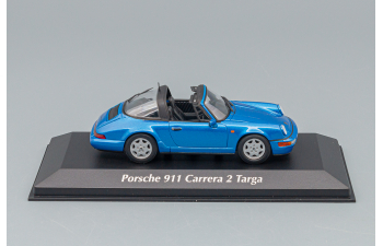 PORSCHE 911 964 Targa Cabriolet (1991), blue met