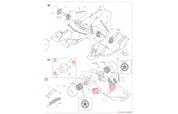 Сборная модель TYRRELL F1 021 Team Tyrrell Racing №3 Japan Gp 1993 Ukyo Katayama