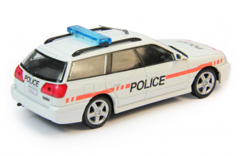 SUBARU Legacy Полиция Швейцарии, Полицейские Машины Мира 58, белый