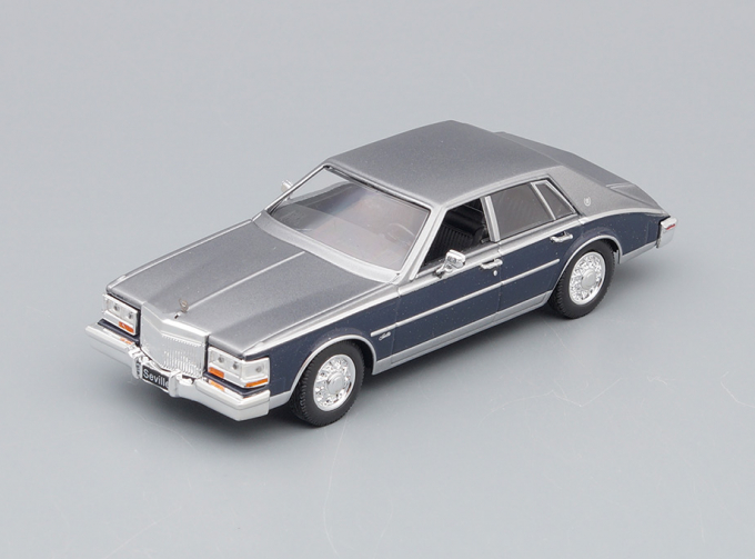 CADILLAC Seville, Автолегенды мира 1, silver / blue