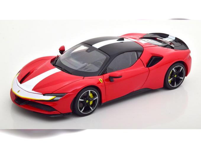 FERRARI SF90 Stradale Assetto Fiorano (2021), Red/Decorated