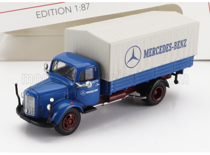 MERCEDES BENZ L3500 Truck Telonato Mercedes Benz (1950), Blue Grey