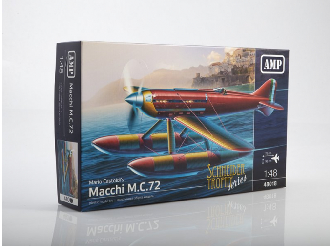 Сборная модель Итальянский гоночный самолет Macchi-Castoldi M.C.72