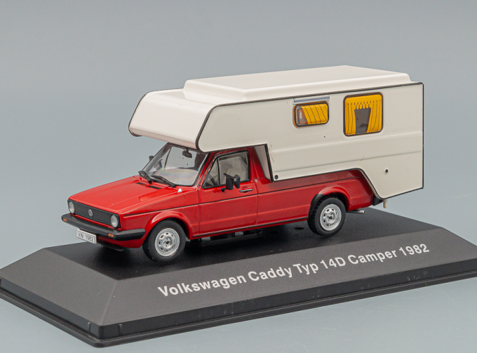 VOLKSWAGEN Caddy Typ 14B Camper (1982), red / white