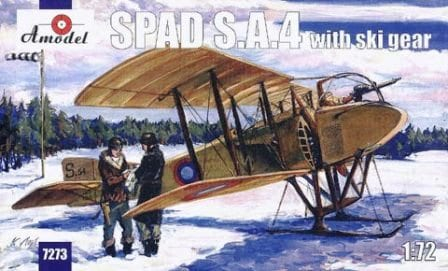 Сборная модель Французский истребитель Spad S.A.4