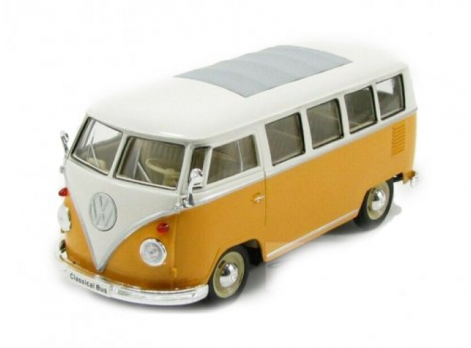 Volkswagen T1 Bus 1962 желтый с белым