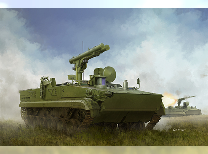 Сборная модель Russian 9P157-2 Khrizantema-S Anti Tank System