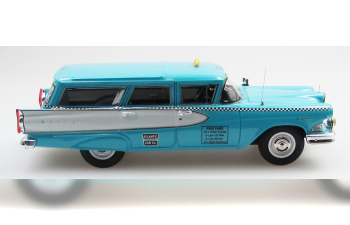 EDSEL Villager taxi (1958), blue/white