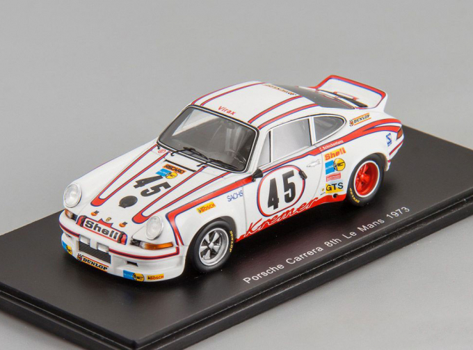 Porsche 911 Carrera RSR #45 8th Le Mans 1973 E. Kremer - C. Schickenthanz - P. Keller