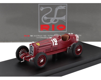 ALFA ROMEO F1 P3 №12 Montlhery France Gp (1934) Louis Chiron, Red