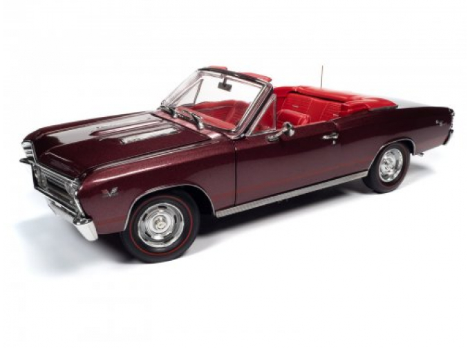 CHEVROLET Chevelle SS 396 Convertible 1967 (MCACN), Madiera Maroon (бордовый)