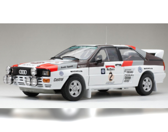 Audi Quattro A2 #2 H.Mikkola/ A. Hertz победитель Rally Argentina 1983, white