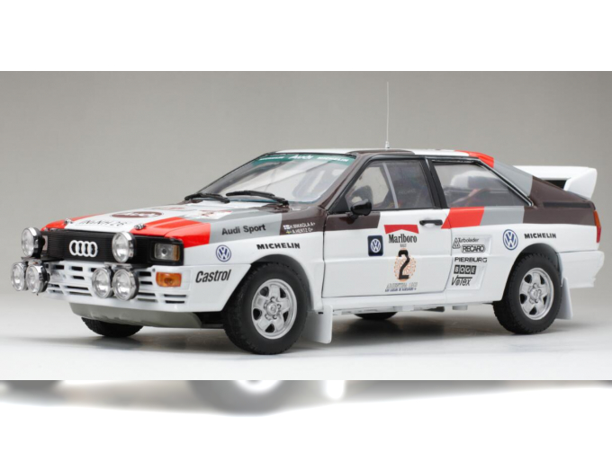 Audi Quattro A2 #2 H.Mikkola/ A. Hertz победитель Rally Argentina 1983, white