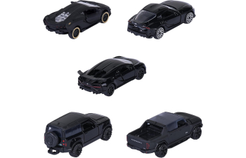 Набор ИЗ 5-ТИ моделей "Black Edition", черный / матовый черный