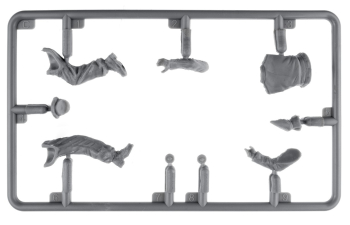 Сборная модель Фигурки немецкий танковый экипаж / Soldier Military Panzer Crew (1944)