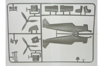 Сборная модель Самолет Bf 109F-4 с персоналом ВВС Германии, with German LuftwaffePersonnel