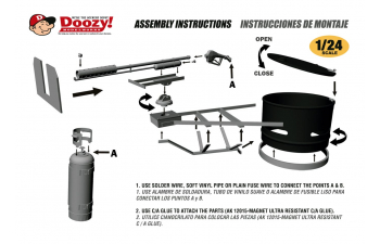 UNIVERSAL STEEL DRUM HATCH WITH FLAMETHROWER MOUNT