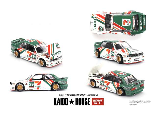 BMW M3 Kaido Works Larry Chen V1, USA Exclusive, white/red/green